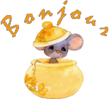 Gif animé bonjour
